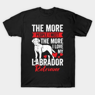 Labrador Retriever Dog Lover Gift T-Shirt